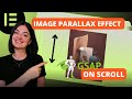 IMAGE PARALLAX EFFECT WITH GSAP & LENIS - Elementor Wordpress Tutorial Flex Container
