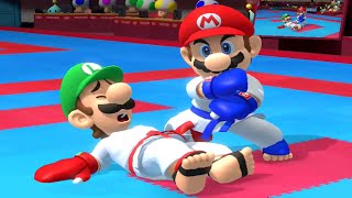 Mario & Sonic at the Olympic Games Tokyo 2020 - All Character Takedown Animations (Karate)