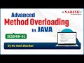 Advanced Method Overloading in JAVA | Naresh IT