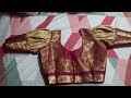 One tucks/Puff Sleeves Blouse Design