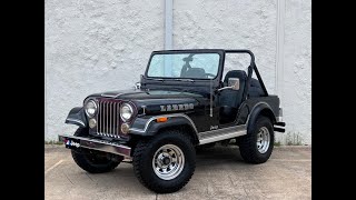 1982 Jeep CJ-5 Laredo Walk Around Video