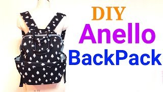 【DIY】アネロ*リュックの作り方*  Anello BackPack Tutorial*