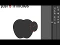 adobe illustrator tutorial how to make apple logo 2022