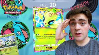 The New Celebi EX Card is Way Overpowered!! (Pokémon TCG Pocket)