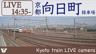 【LIVE】向日町操車場ライブカメラ 2022-05-31 14:35-26:20 Kyoto Japan train live camera