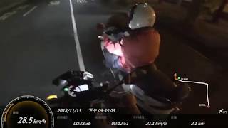 20181114 路見不平，拔刀相助之馬車篇(先自幹闖紅燈，我怕阿伯推上橋推到一半自己跌倒，那更慘)