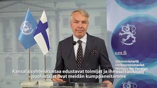 Pekka Haavisto – ihmisoikeudet, rauha ja turvallisuus