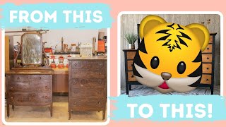 | Furniture Flip GONE WRONG | Tiger Oak Antique Dressers | $300 PROFIT | FURNITURE FLIPPING TEACHER|