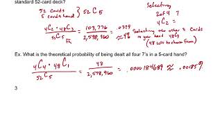 11-2 Probability Notes - Algebra 2
