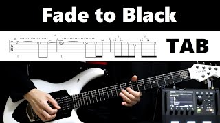 Metallica Fade To Black Isolated Guitar Solo Tab Kirk Hammett