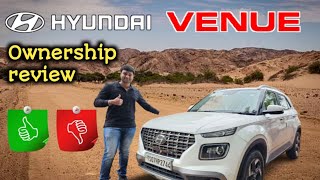 Hyundai Venue Car Genuine Ownership Review  || pro's & con's