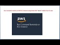 Run-Command Remotely on AWS EC2 Instance Using Python boto3 module