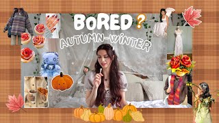 Creative things to do when you’re BORED this Autumn 🍂 *hobby girl fall/winter