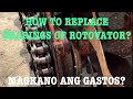 How to Replace Bearings and Oil Seals of the Rotovator / Rotary Tiller Kubota