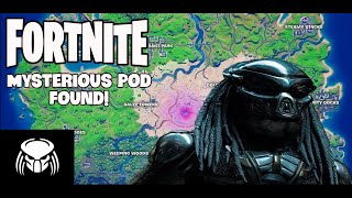 Fortnite Mysterious Pod location Found! Jungle Hunters' Quests. The Predator is hunting!