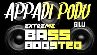 Appadi Podu |Gilli |Vijay |Bass Boosted |Mp3 Song 🔊🔊