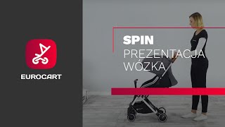 Lekki wózek spacerowy Spin marki Euro Cart idealna spacerówka do samolotu