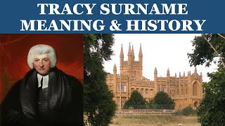 Tracy Surname History