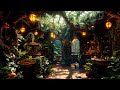 Enchanted Garden Restaurant Plant Shop 🌿Mystical Music to Relieve Stress,  Elevate Mood & Sleep Well