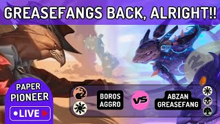 Can Greasefang be Tier 1?!! || Boros Burn  v Abzan Greasfang || [Paper Pioneer MTG] 2024 Duskmourn