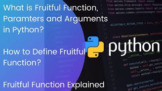 What is Fruitful Function? | How to Define Fruitful Function? | Fruitful Function Explained