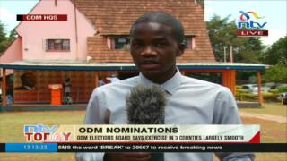 ODM elections board says exercise in 3 counties largely smooth