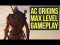 Assassin's Creed Origins MAX LEVEL GAMEPLAY & SUPER ATTACKS SHOWN (AC Origins gameplay)