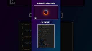 Animated Gradient Loader Using HTML & CSS | Smooth Preloader Animation Tutorial