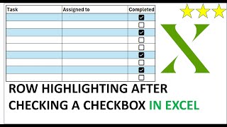 Excel Row Highlighting with Checkboxes (Easy Tutorial)