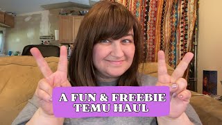 A Fun & Freebie Temu Haul