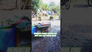 Memantau armada gerobak dari teras siap berjuang jualan #DENRASTORYREAL#vlog#explore #menelusuri