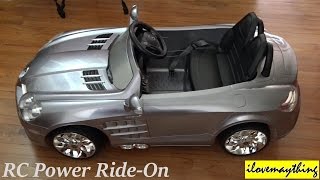 RC Toy Car Power Ride-On Mercedes-Benz Mclaren Unboxing & Assembling