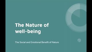 Ed-Venture: The Nature of Well-Being