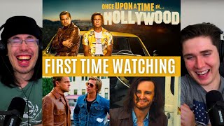 REACTING to *Once Upon a Time... in Hollywood* A COMEDY?? (First Time Watching) Tarantino Movies