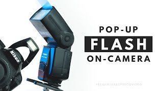 DSLR Camera Built-In Flash vs On-Camera External Flash – Photography Lighting Tutorial for Beginners