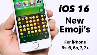 How to Get iOS 16 New Emoji’s on iPhone 5s, 6, 6s, 7, 7+ - Install iOS 16 New Emoji’s on Old iPhones