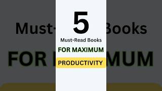 5 Books to Boost Your Productivity #ytshorts #booktube #shorts