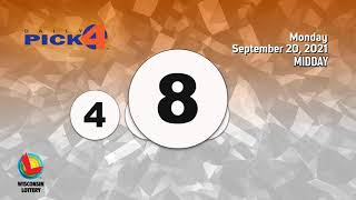 Wisconsin Lottery Midday Draw 09/20/2021