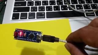 Testing CH340G Arduino Nano 3.0 on mac OSx