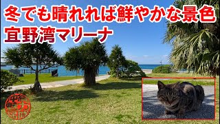 【宜野湾マリーナ】冬でも晴れてくれれば鮮やかな景色が広がる宜野湾マリーナ海浜公園！