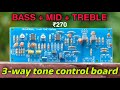 Universal 3-way  tone control board | 3 way BT board | Best bass treable board? #tech #youtube