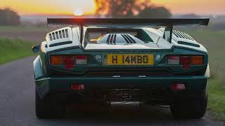 Lamborghini Countach With Top Speed. 309 km/h (192 mph) One Of Most Exoctic Cars Ever Built