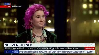 Phoebe Plummer talks with Jacob Rees-Mogg | GB News | 27 March 2023 | Just Stop Oil
