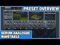 Serum Analogue Wavetables - Preset Overview