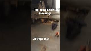 replacing FAW engine essembly #faw #alwajidtech #engineering #engine