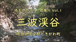 DJI Air3 埼玉県の河川_都幾川Vol.1_ときがわ町 三波渓谷