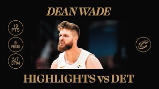 Cavs vs Pistons | Dean Wade Highlights | 10.25.2024