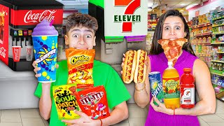 Eating 7-11 Food ONLY for a Day! 🍕🌭