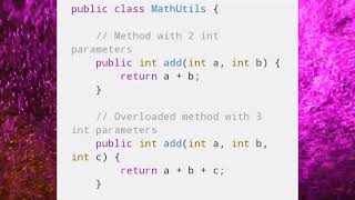 CS3391 UNIT 2 Method Overloading in java @EngineeringMasteryMadeSimple