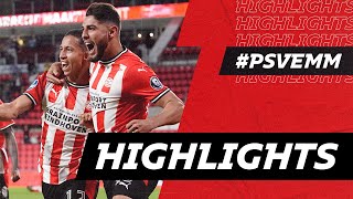 MAXI ROMERO scores in 94th minute 🤯 | HIGHLIGHTS PSV - FC Emmen
